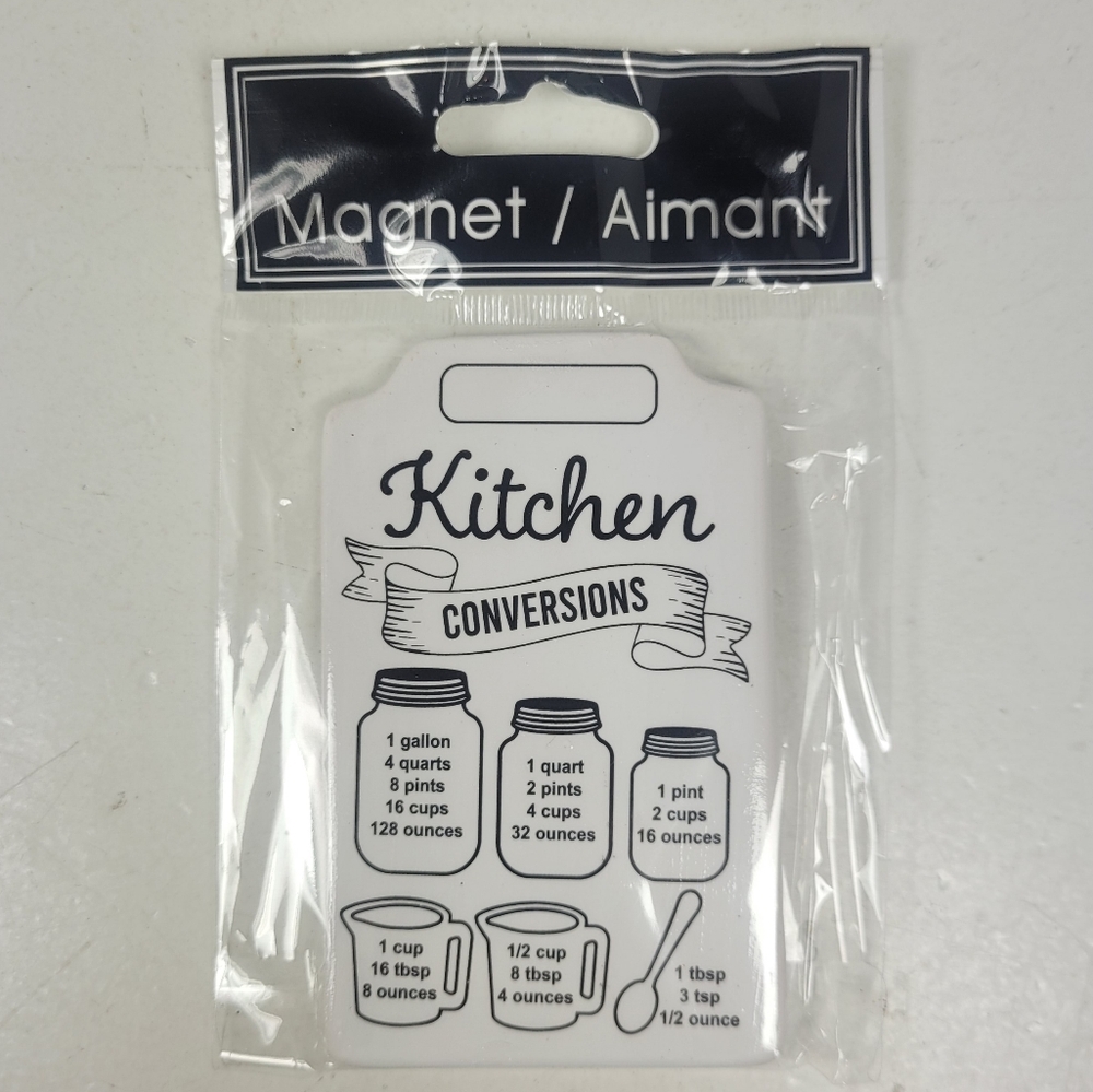 Kitchen Conversions Magnet - White